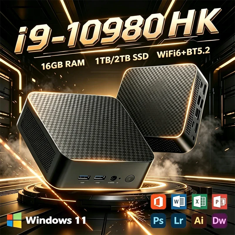 Pc Gaming Intel Core I9 - Windows 11 Nowy Mini PC Intel