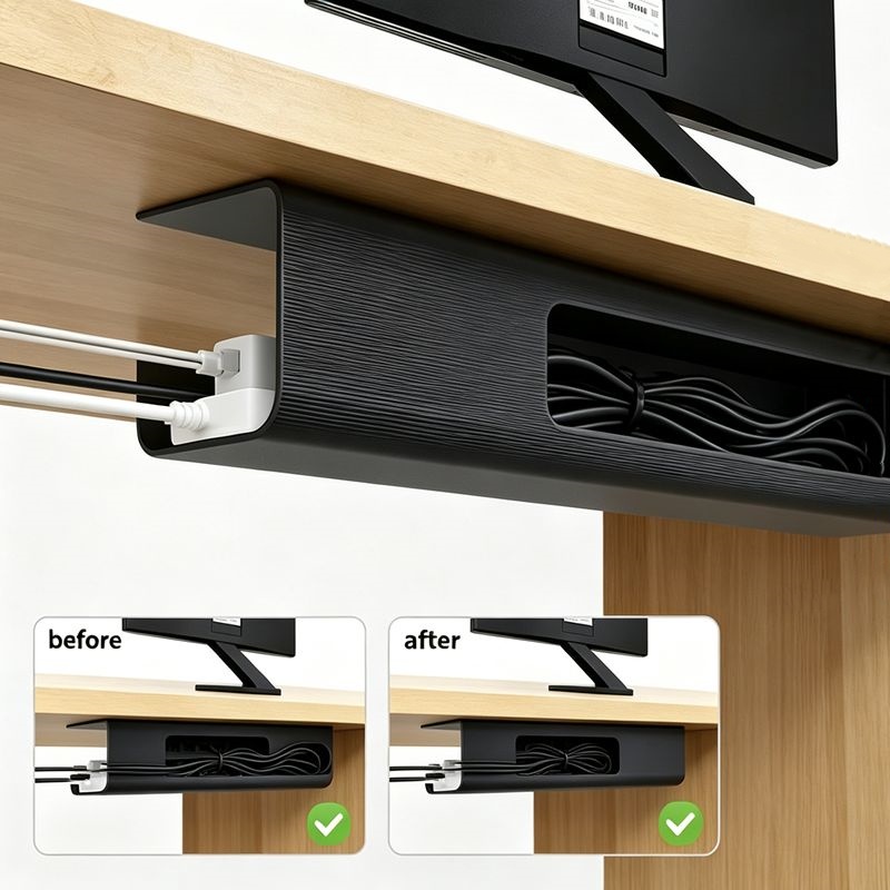 Desk Cable Organizer - Organizer na kable 40 cm, bez
