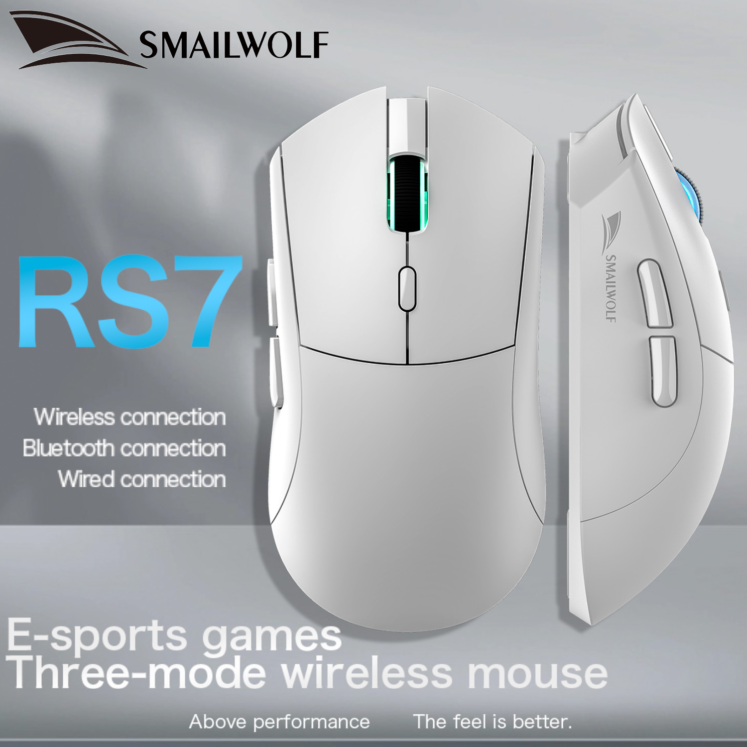 Pc Gaming Hp - SMAILWOLF RS7 Bezprzewodowa mysz gamingowa Bluetooth