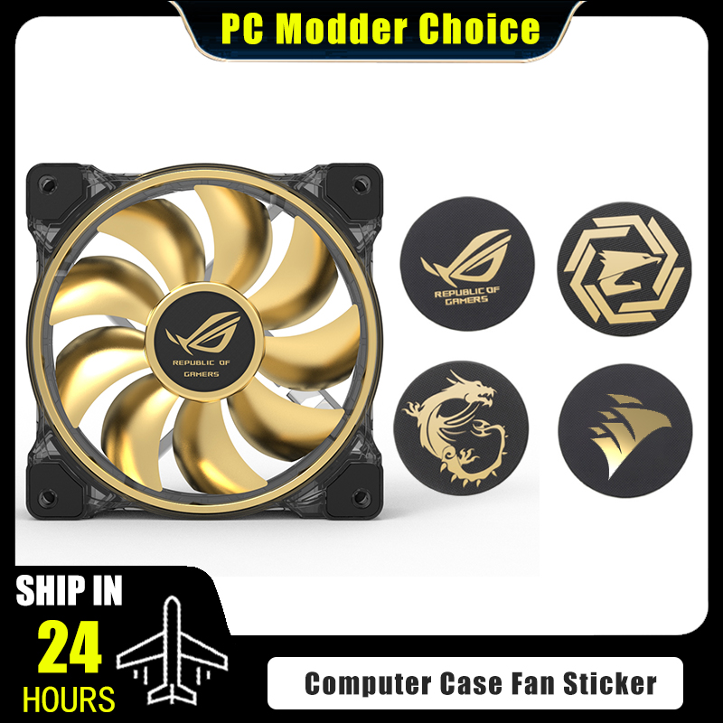Pc Gaming Lian Li - Naklejka z logo wentylatora obudowy komputera,