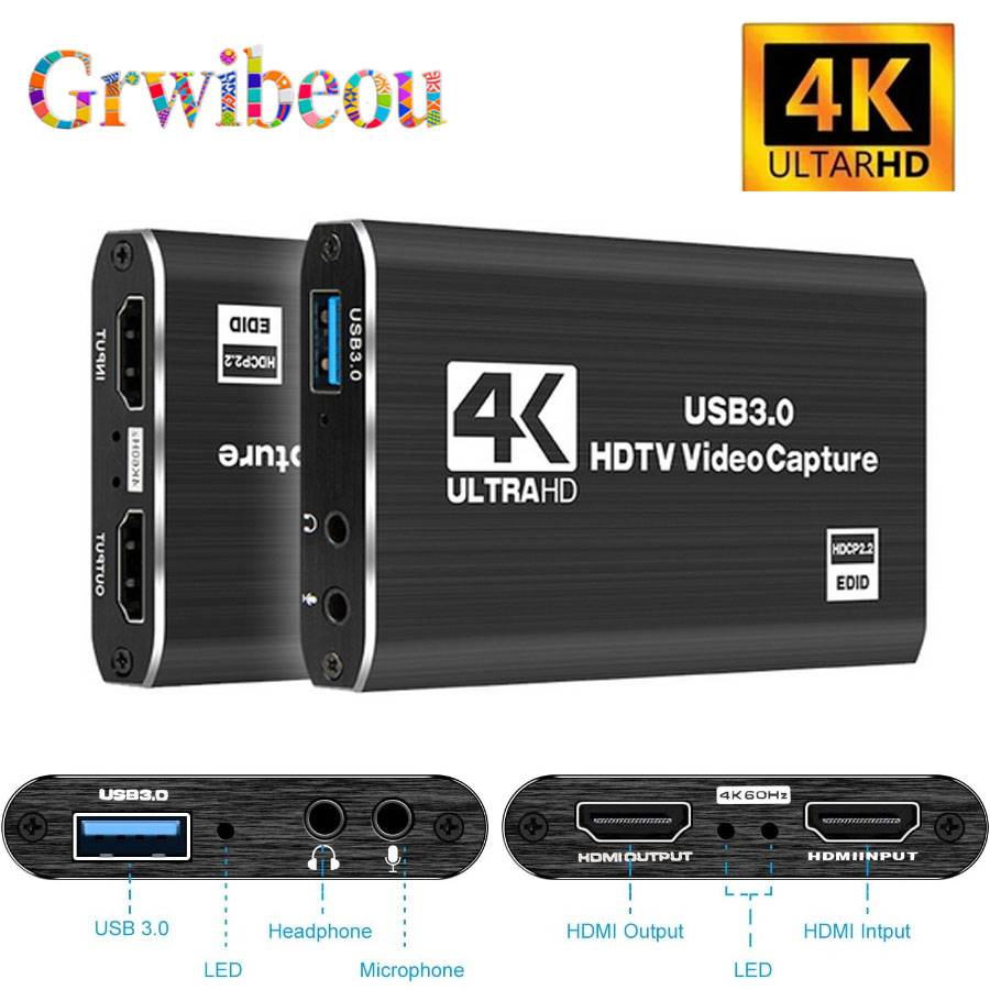 Pc Gaming Games - Karta przechwytywania wideo 4K USB 3.0