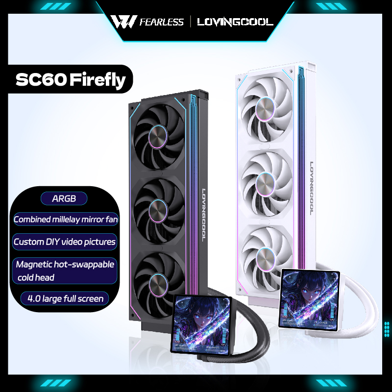 Pc Gaming Liquid - LOVINGCOO SC60 Firefly 360 Chłodzenie wodne