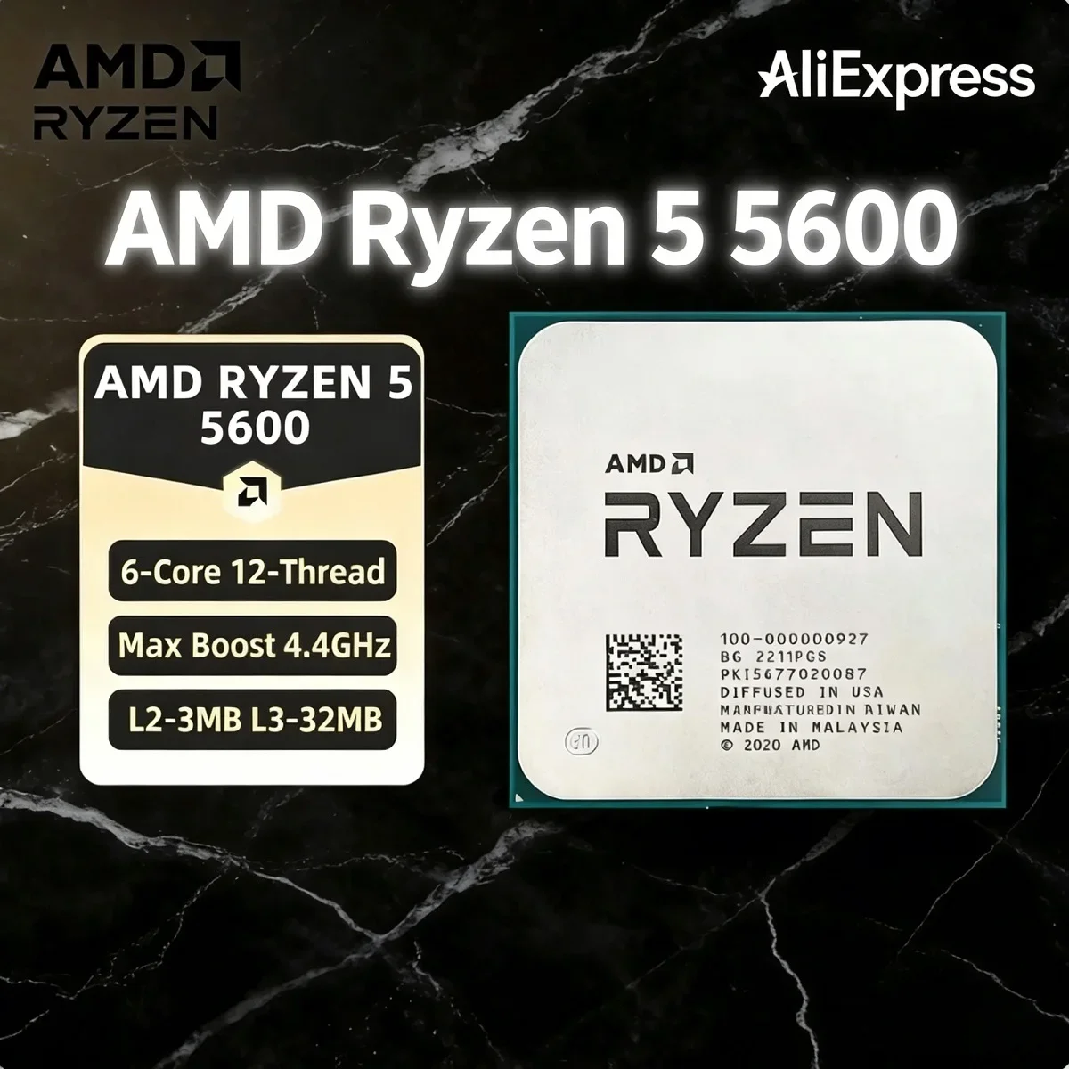 Pc Gaming Ryzen 5 - Procesor AMD Ryzen 5 5600, AMD