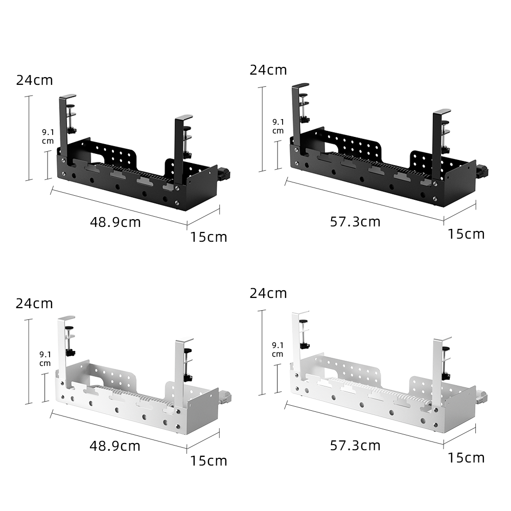 Desk Cable Organizer - Organizer kabli pod biurko bez wiercenia,