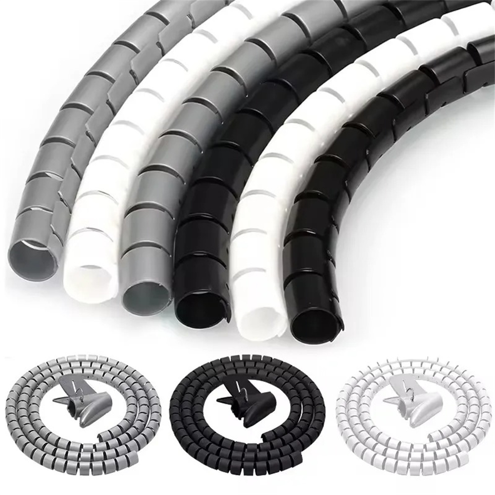 Desk Cable Organizer - Elastyczny spiralny organizer do kabli 2M,