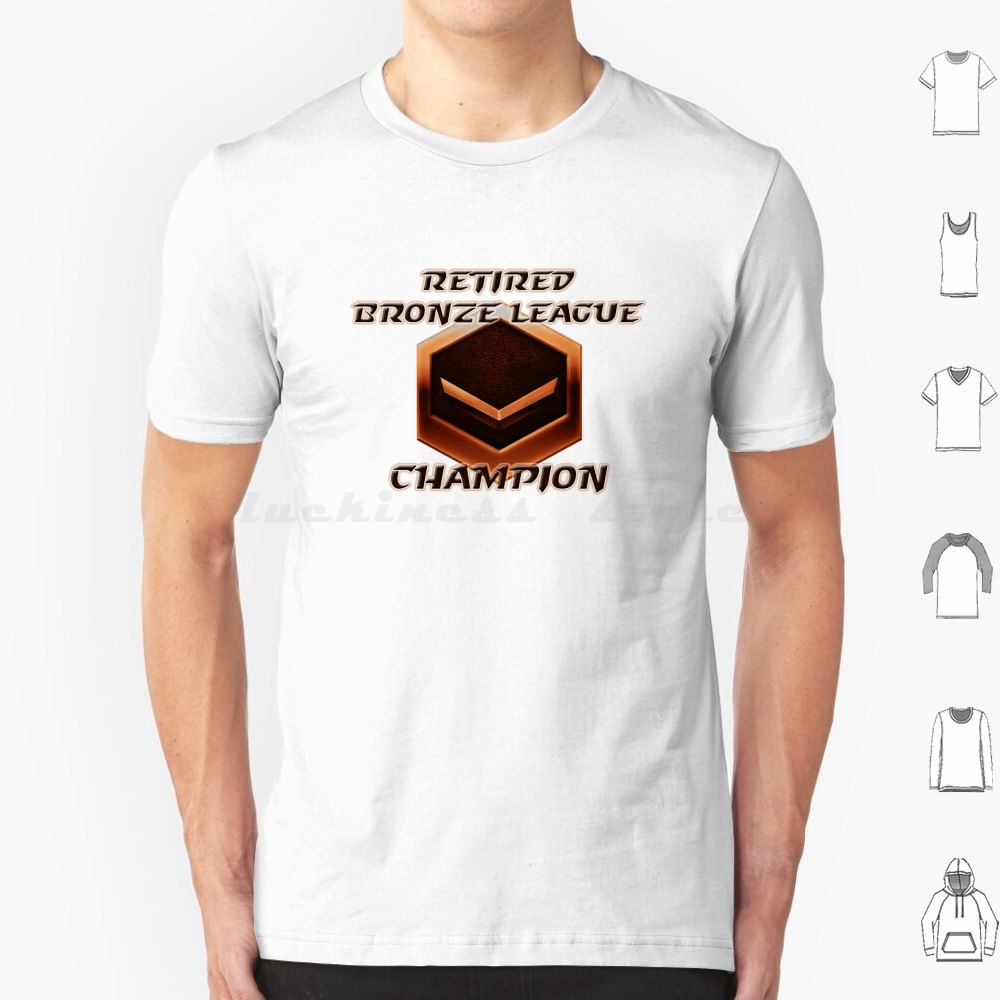 Pc Gaming Games - Koszulka Retired Bronze League Duży Rozmiar