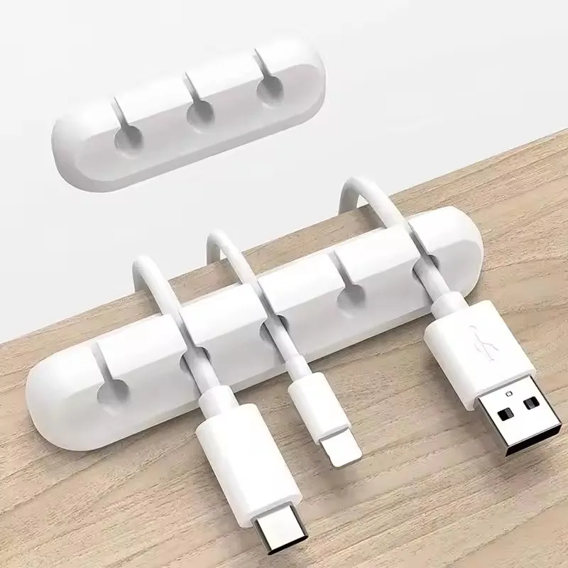 Desk Cable Organizer - Silikonowy organizer na kable USB, zwijacz