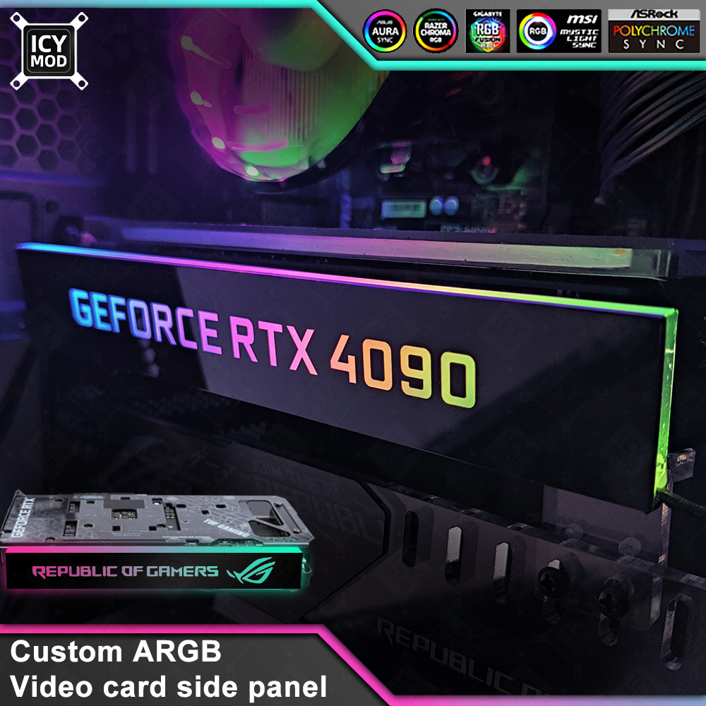 Pc Gaming Lian Li - Dekoracja karty graficznej A-RGB VGA Pokrywa