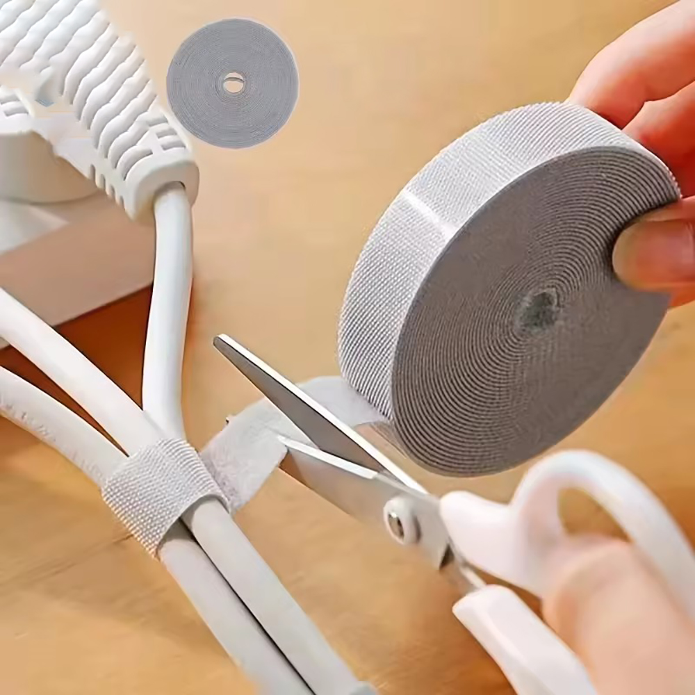Desk Cable Organizer - 1 szt. Organizer kabli, taśma do