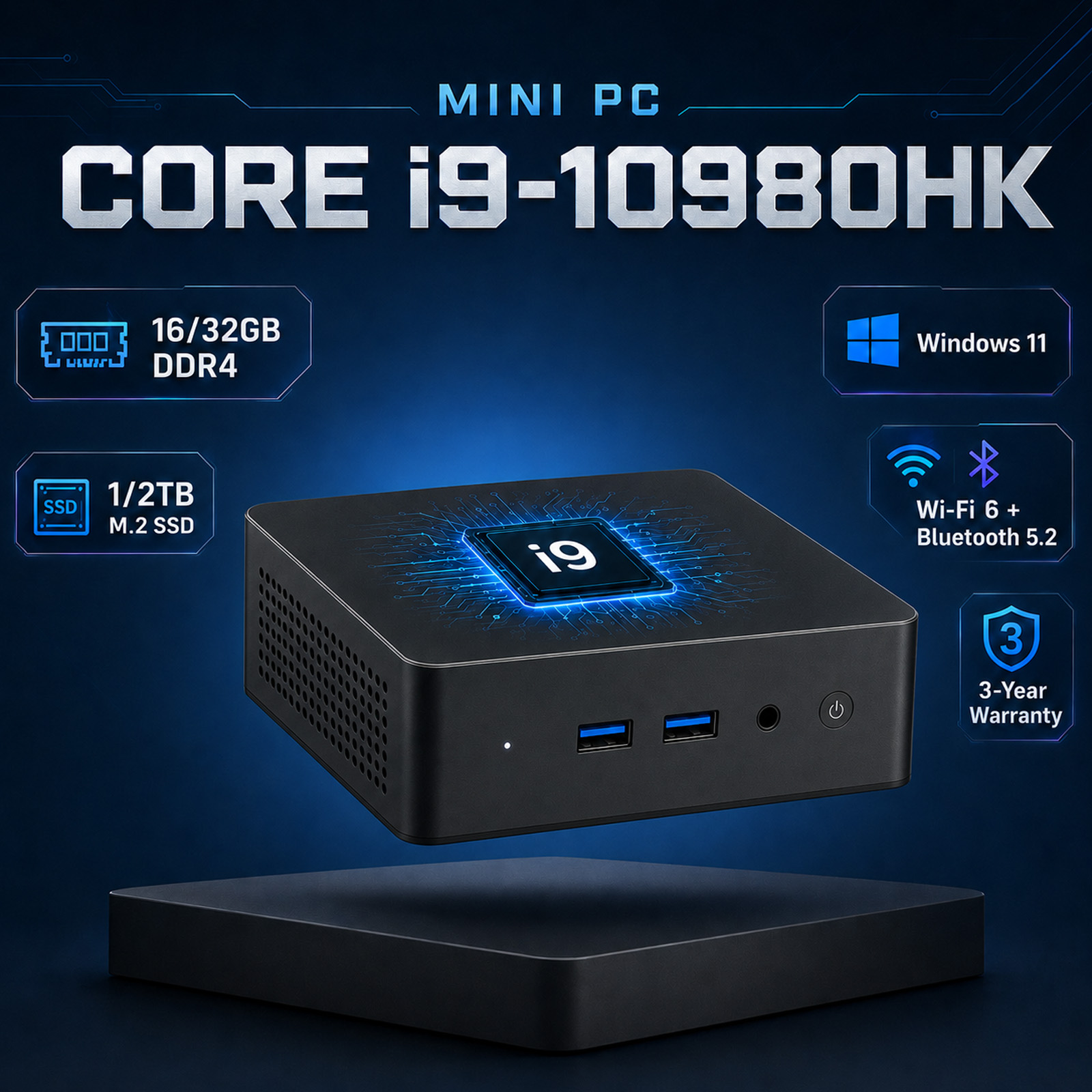 Komputer MINI PC z systemem Wi – Pc Gaming Intel Core I9 recenzja i cena