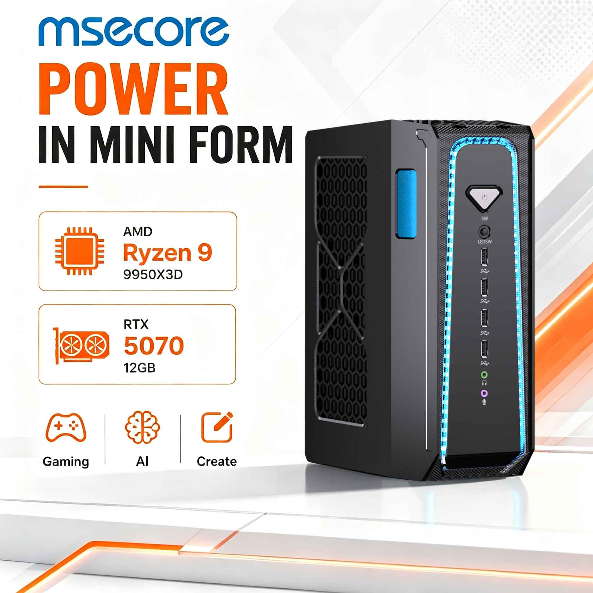 MSECORE – komputer gamingowy z – Pc Gaming Liquid recenzja i cena
