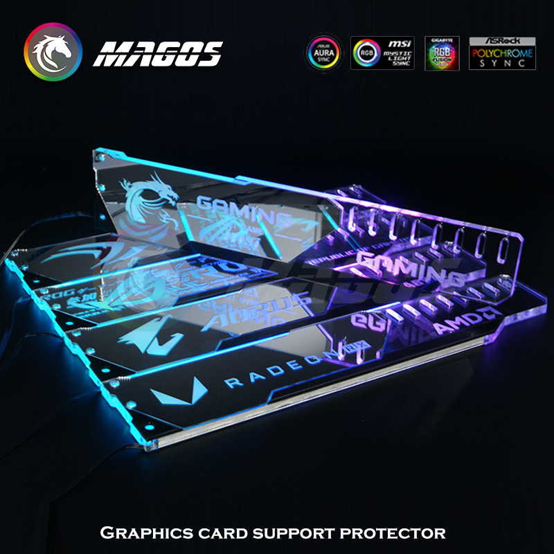 Uchwyt GPU ARGB Silver Mirror  – Pc Gaming Lian Li recenzja i cena