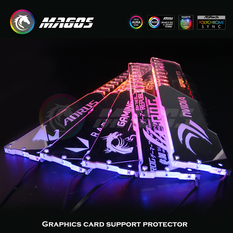 Uchwyt GPU ARGB Silver Mirror  – Pc Gaming Lian Li recenzja i cena