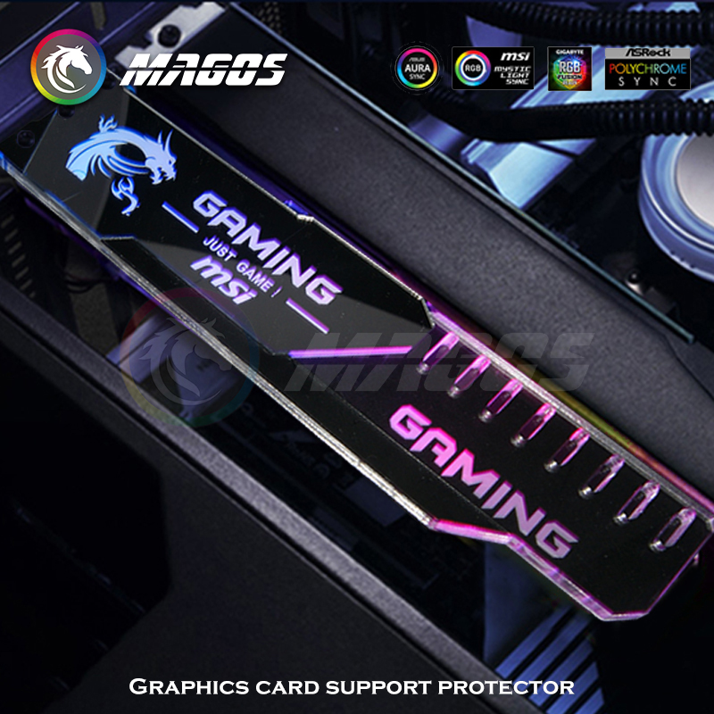 Uchwyt GPU ARGB Silver Mirror  – Pc Gaming Lian Li recenzja i cena