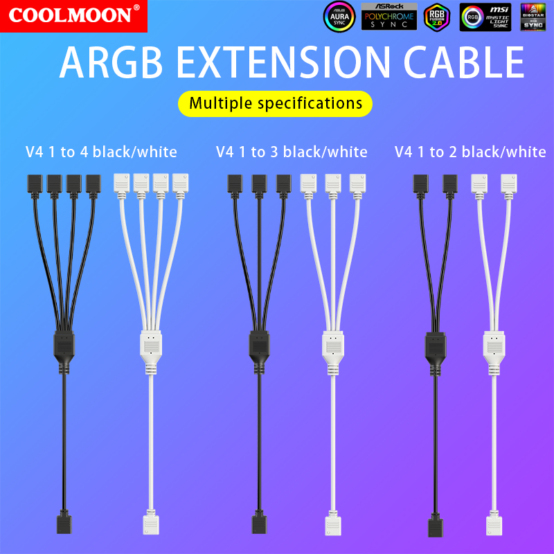 COOLMOON ARGB SYNC Splitter 5V – Pc Gaming Lian Li recenzja i cena