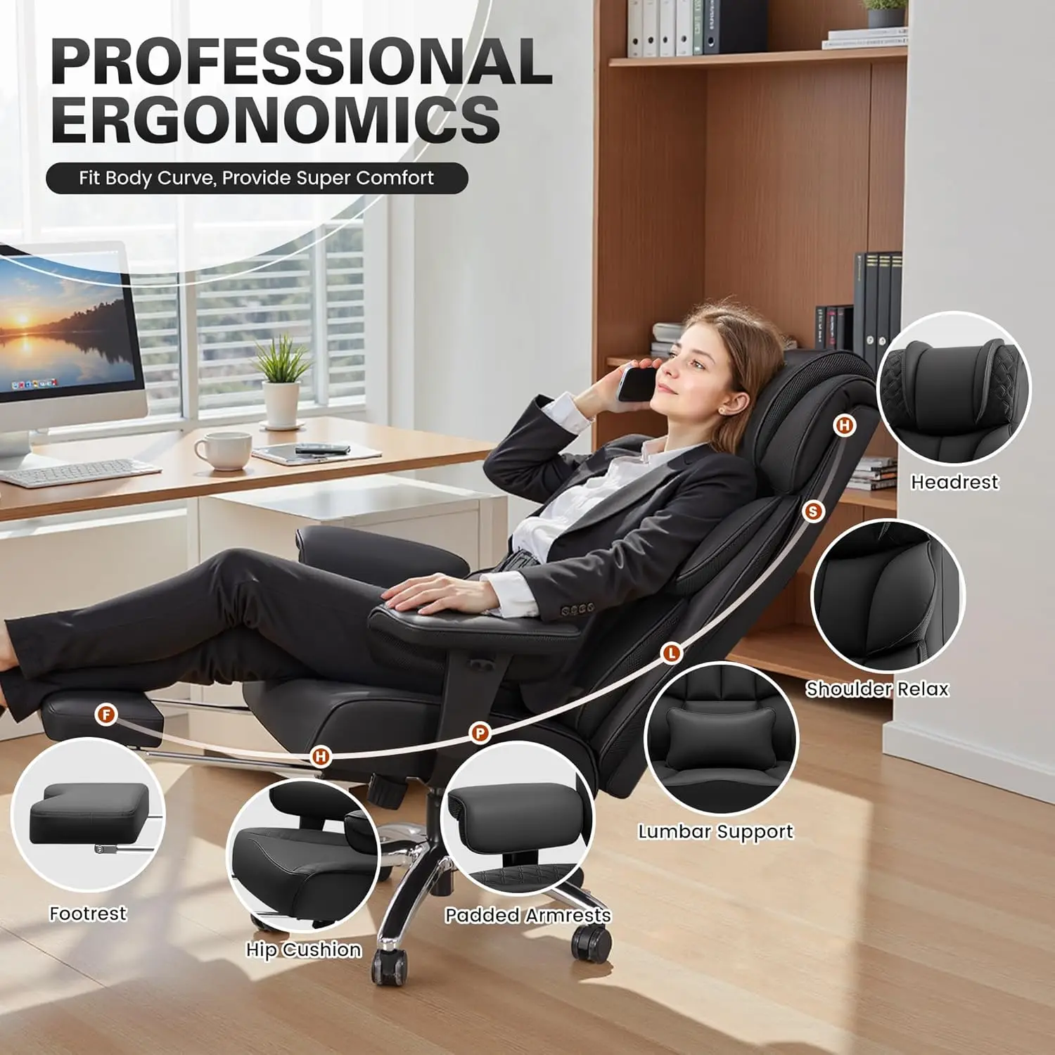 Krzesło biurowe, duże i wysoki – Pc Gaming Chair recenzja i cena