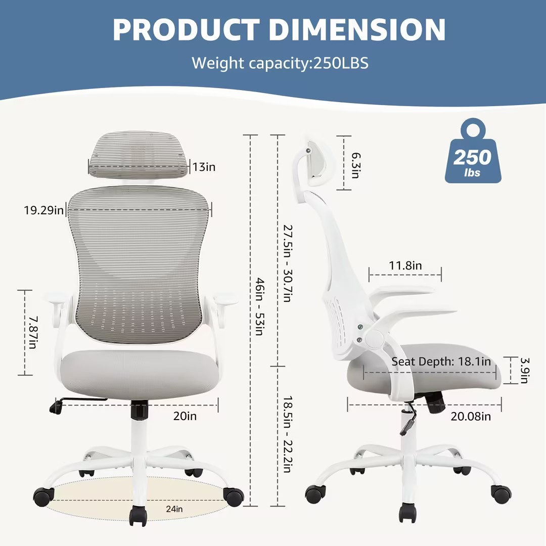 JHK Mesh Ergonomiczne krzesło  – Pc Gaming Chair recenzja i cena