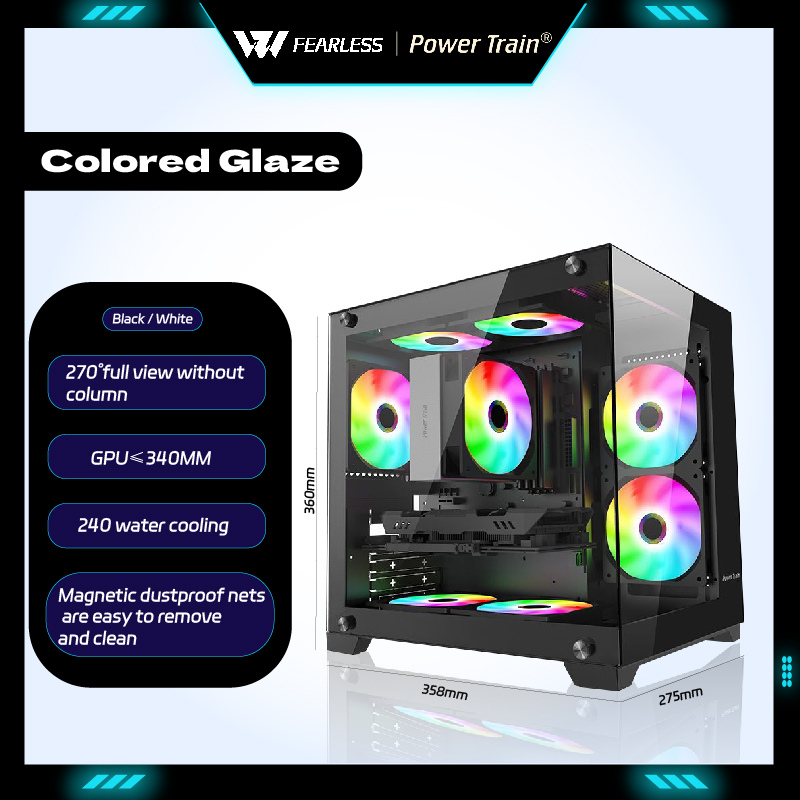 Obudowa Power Train Colored Gl – Pc Gaming Liquid recenzja i cena