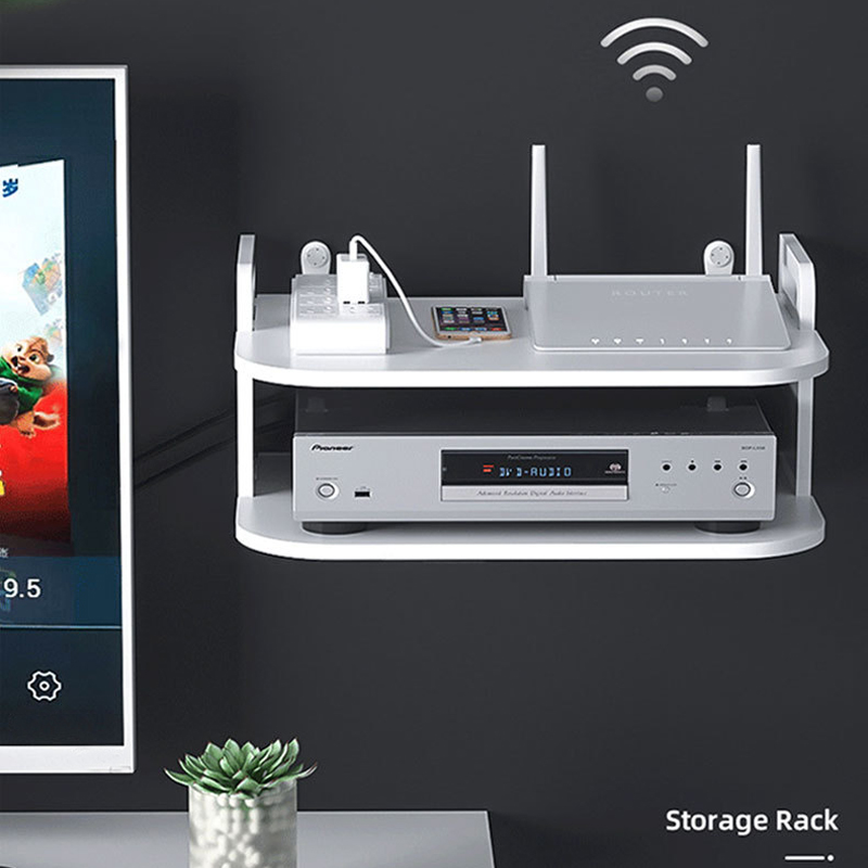 Półka ścienna na router z otwo – Desk Cable Organizer recenzja i cena