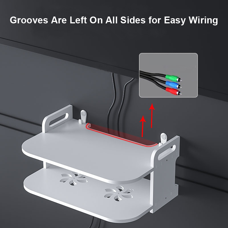 Półka ścienna na router z otwo – Desk Cable Organizer recenzja i cena
