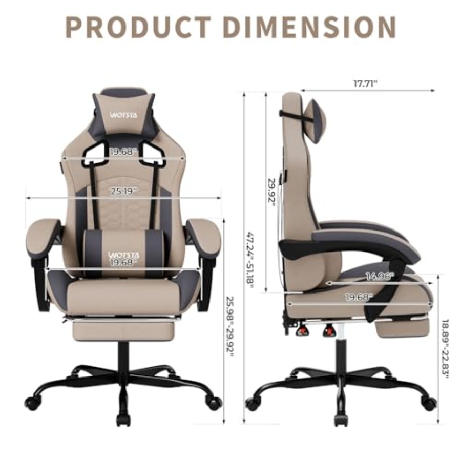 Krzesło do gier z funkcją masa – Gaming Chair recenzja i cena