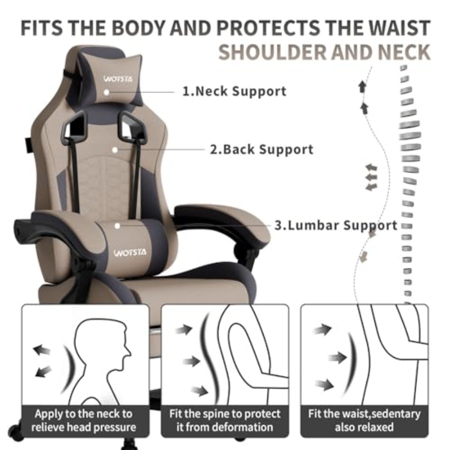 Krzesło do gier z funkcją masa – Gaming Chair recenzja i cena