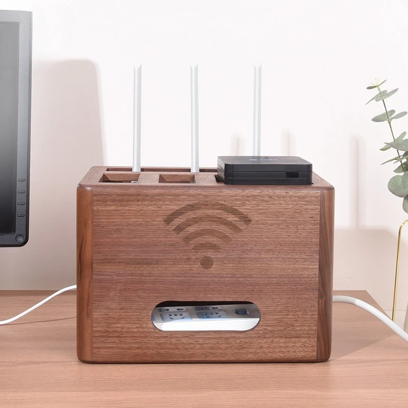 Solidna drewniana półka do org – Desk Cable Organizer recenzja i cena