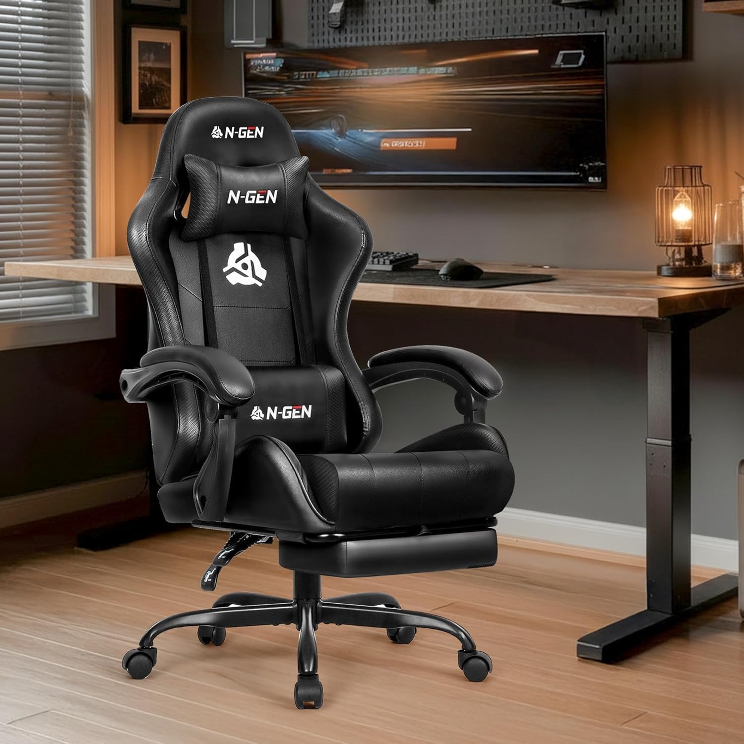 Krzesło gamingowe z podnóżkiem – Gaming Chair recenzja i cena