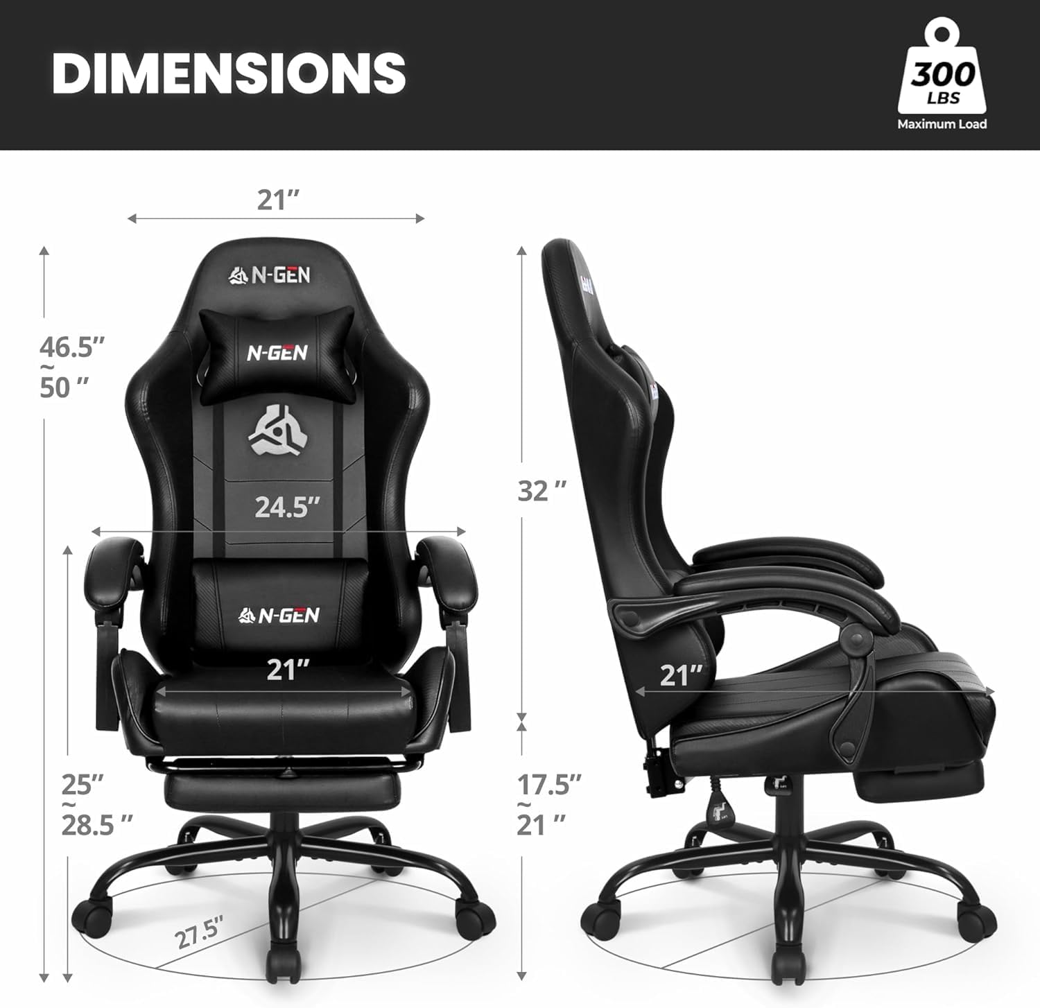 Krzesło gamingowe z podnóżkiem – Gaming Chair recenzja i cena