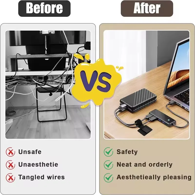 4-40 Zestawów do organizacji k – Desk Cable Organizer recenzja i cena