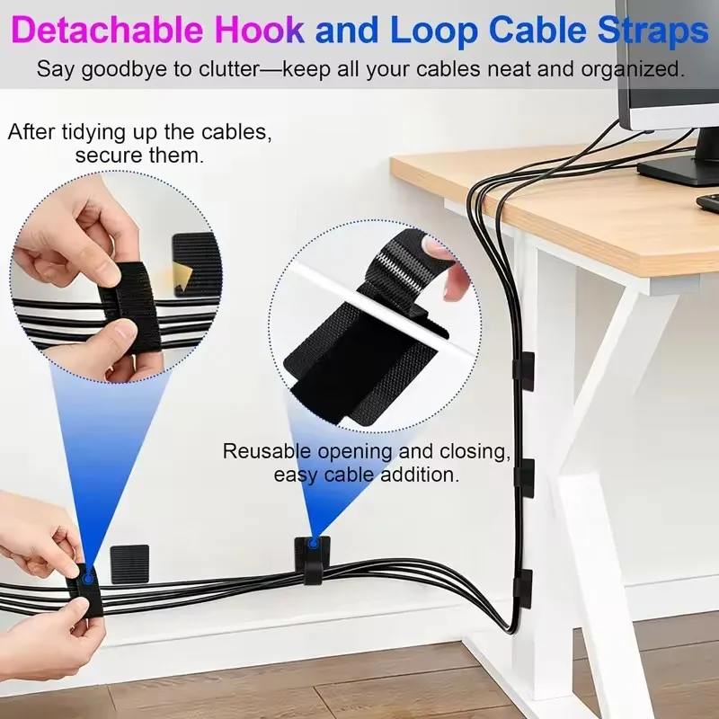 4-40 Zestawów do organizacji k – Desk Cable Organizer recenzja i cena