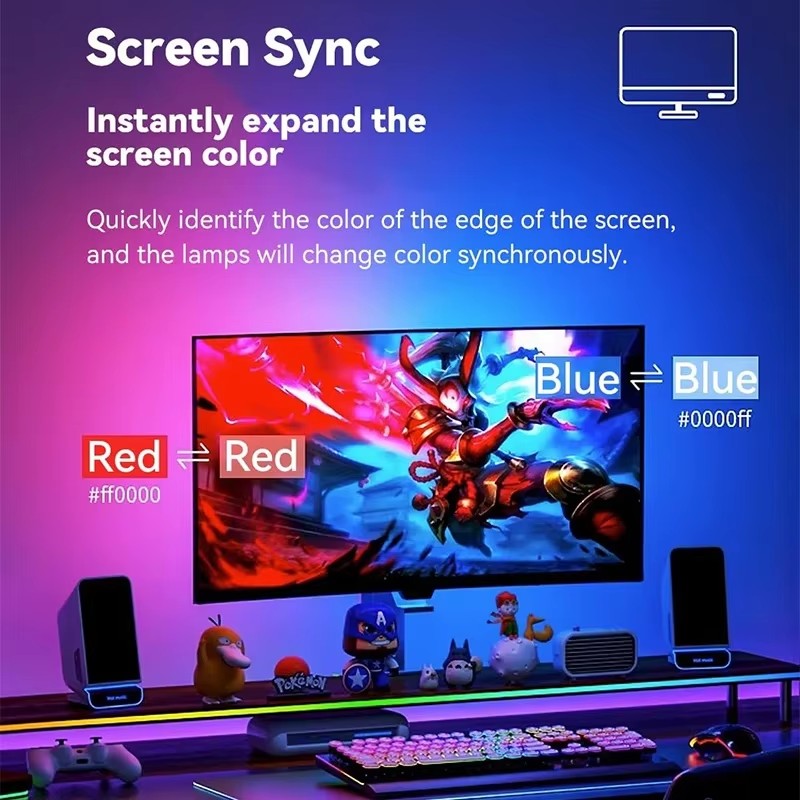 Pasek LED RGB do gier, podświe – Pc Gaming Games recenzja i cena