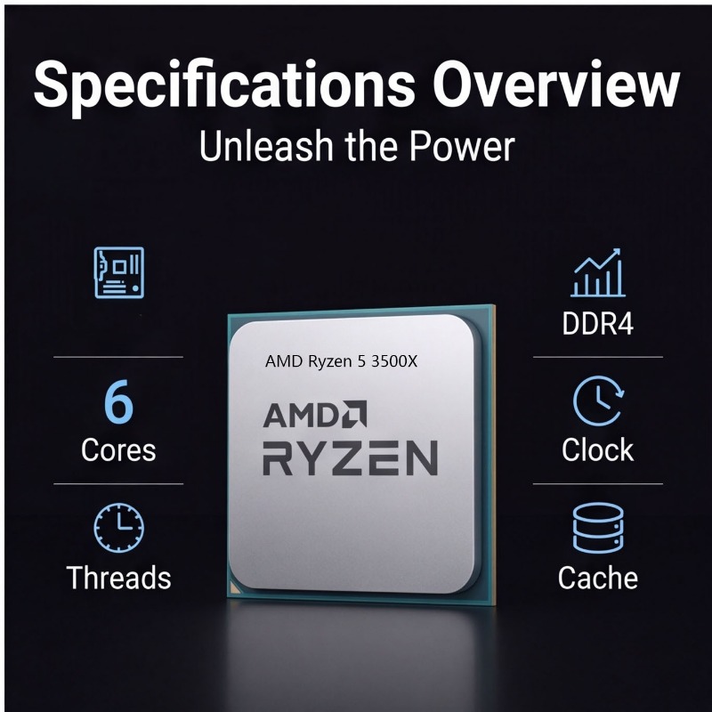 Procesor AMD Ryzen 5 3500X do  – Pc Gaming Ryzen 5 recenzja i cena