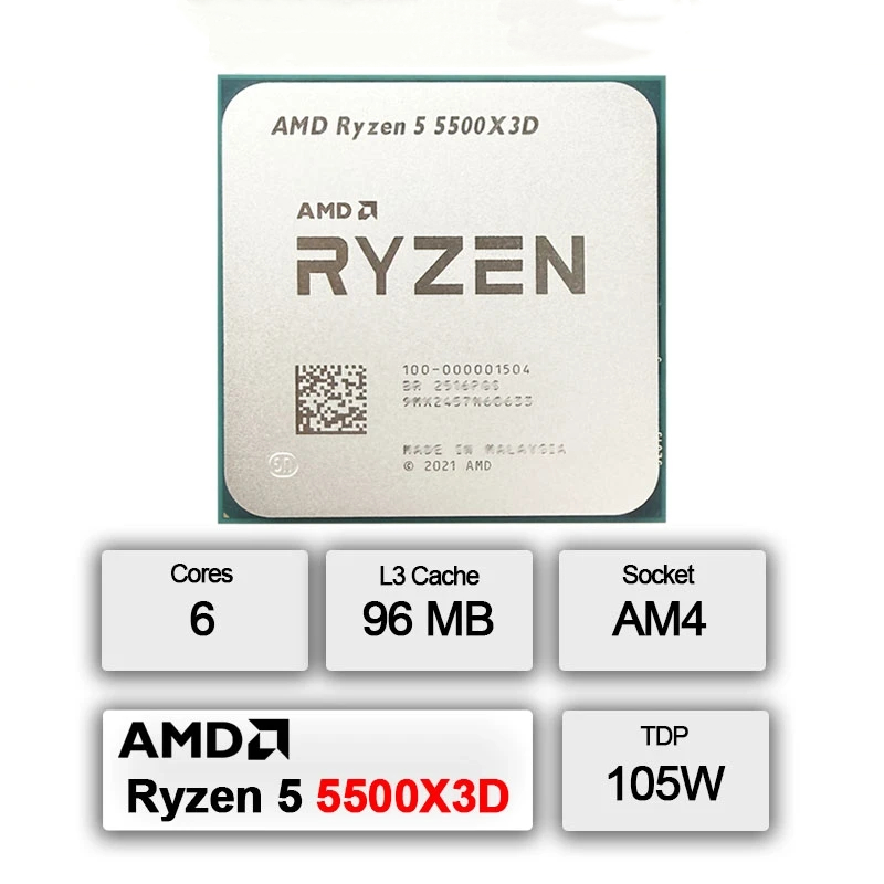 AMD Ryzen 5 5500X3D, procesor  – Pc Gaming Ryzen 5 recenzja i cena