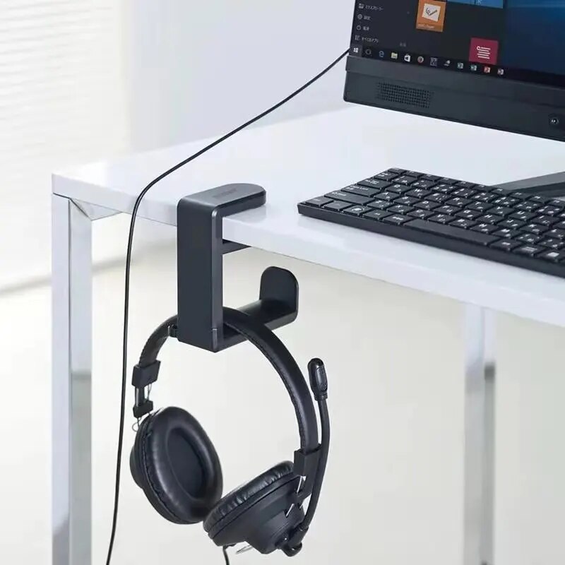 Uchwyt na słuchawki pod biurko – Desk Cable Organizer recenzja i cena