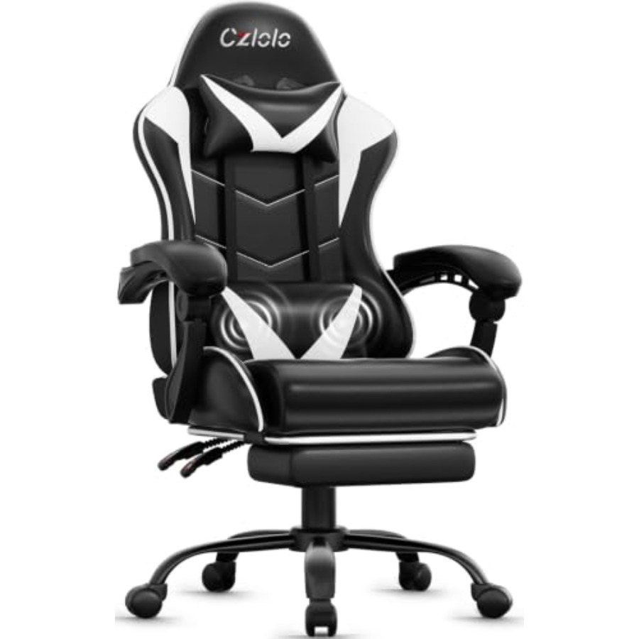 Krzesło gamingowe z podnóżkiem – Gaming Chair recenzja i cena