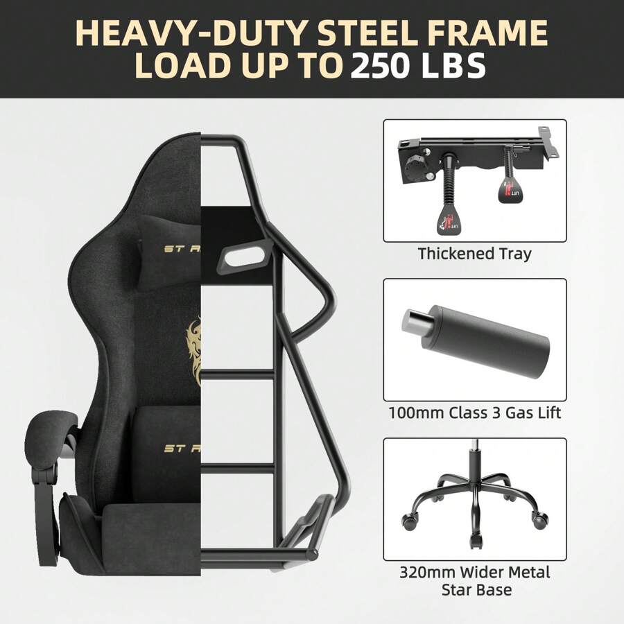Krzesło gamingowe z wysokim op – Gaming Chair recenzja i cena