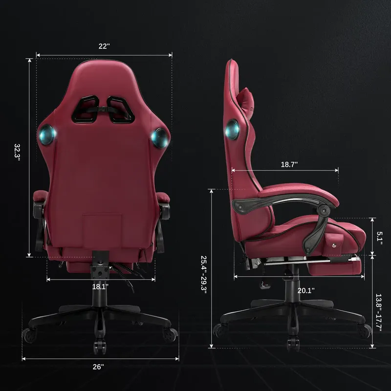 Krzesło gamingowe GTPLAYER z w – Gaming Chair recenzja i cena