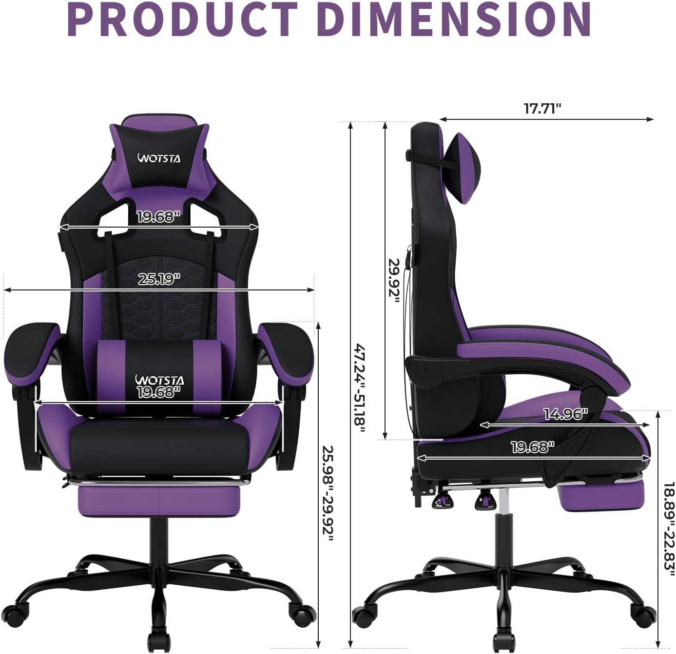 Krzesło do gier z funkcją masa – Pc Gaming Chair recenzja i cena