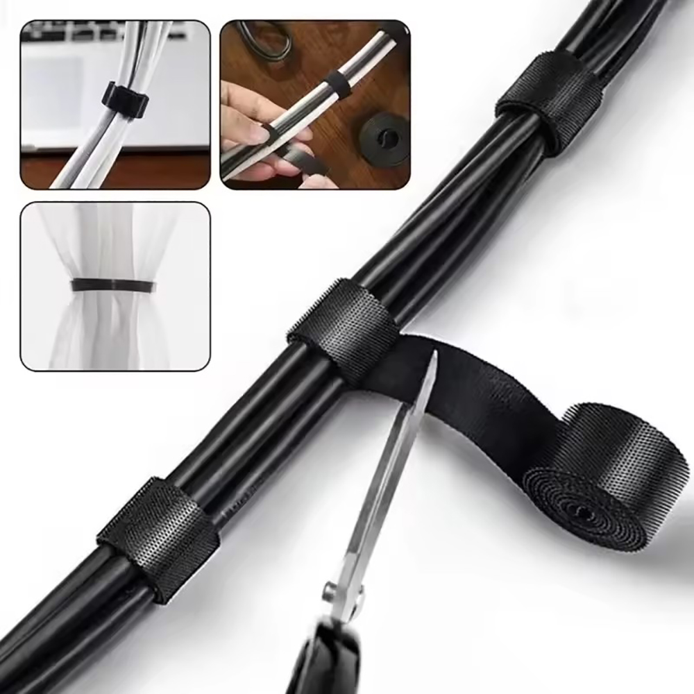 1 szt. Organizer kabli, taśma  – Desk Cable Organizer recenzja i cena